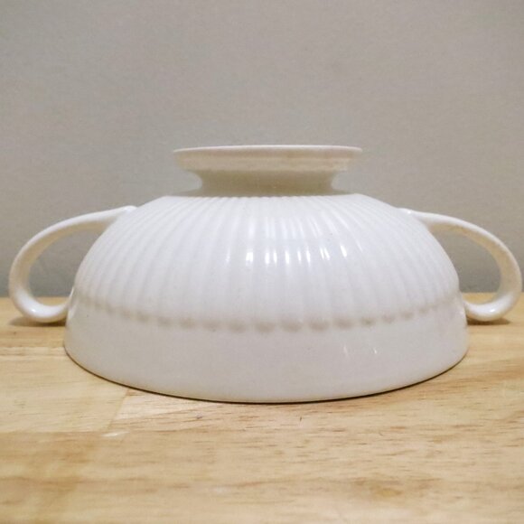 Wedgwood X2 Cream Soup Bouillon Bowl & Saucer Edme Conway Two Handle AK8384 - Picture 8 of 12